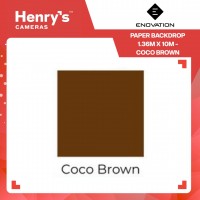 Enovation Paper Backdrop 1.36m x 10m - Coco Brown
