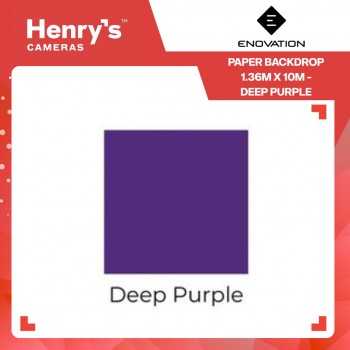 Enovation Paper Backdrop 1.36m x 10m - Deep Purple Enovation Paper Backdrop 1.36m x 10m - Deep Purple