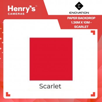 Enovation Paper Backdrop 1.36m x 10m - Scarlet Enovation Paper Backdrop 1.36m x 10m - Scarlet