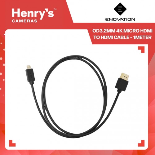 Enovation OD3.2mm 4K Micro HDMI to HDMI Cable - 1meter Enovation OD3.2mm 4K Micro HDMI to HDMI Cable - 1meter