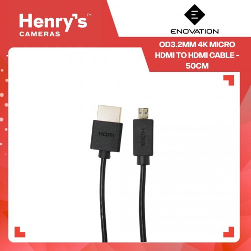 Enovation OD3.2mm 4K Micro HDMI to HDMI Cable - 50cm Enovation OD3.2mm 4K Micro HDMI to HDMI Cable - 50cm