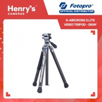 Fotopro X-Aircross 3 Lite Video Tripod - Gray Fotopro X-Aircross 3 Lite Video Tripod - Gray
