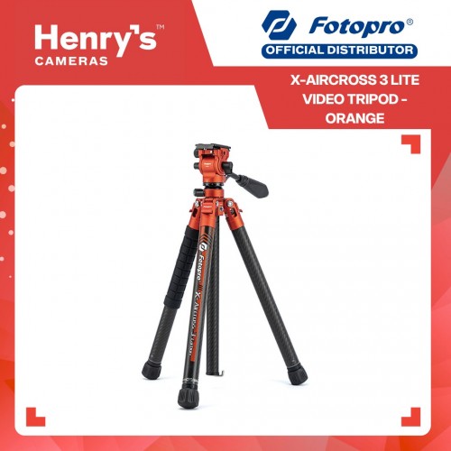 Fotopro X-Aircross 3 Lite Video Tripod - Orange