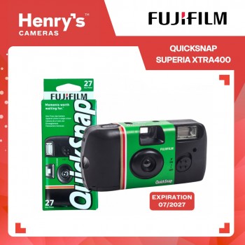 Fujifilm QuickSnap Superia XTRA400 Quick Snap Flash Disposable 35mm Film Camera