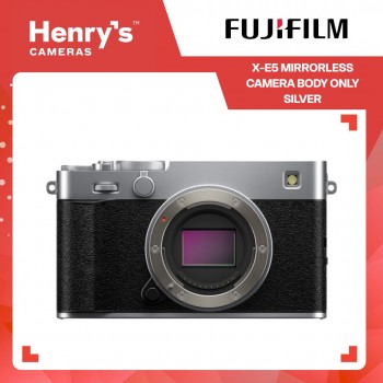 Fujifilm X-E5 Mirrorless Camera Body Only - Silver