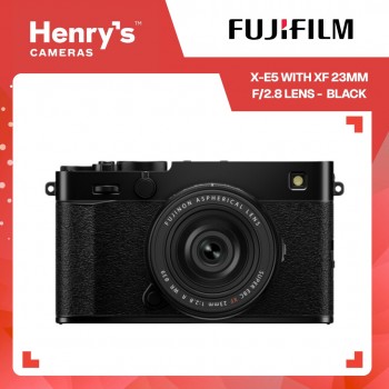 Fujifilm X-E5 with XF 23mm f/2.8 Lens - Black