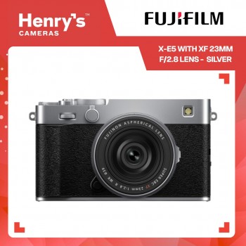 Fujifilm X-E5 with XF 23mm f/2.8 Lens - Silver