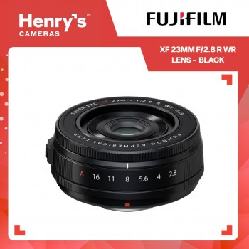 Fujifilm XF 23mm f/2.8 R WR Lens - Black