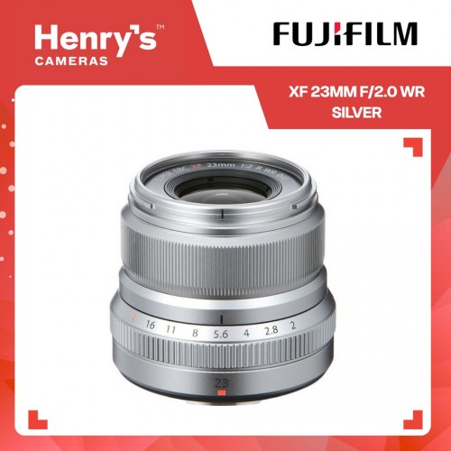 Fujinon XF 23mm F/2.0 WR Silver