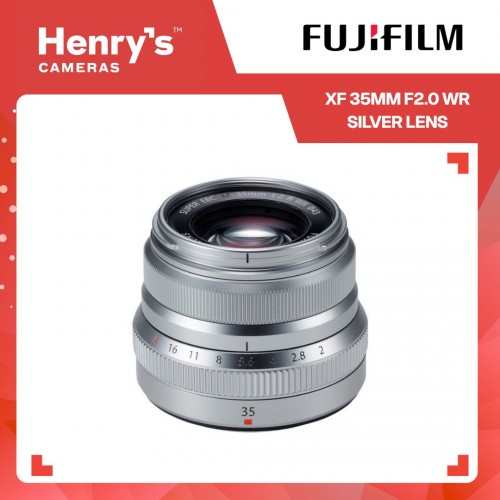 Fujifilm XF 35mm F2.0 WR Silver Lens