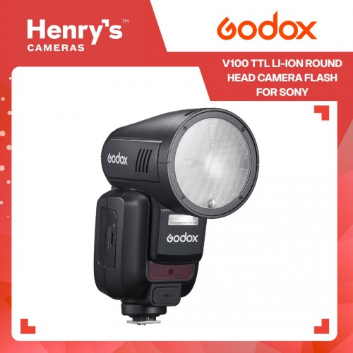Godox V100 TTL Li-ion Round Head Camera Flash for Sony