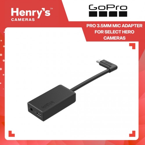 GoPro Pro 3.5mm Mic Adapter for Select HERO Cameras