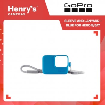 GoPro Sleeve and Lanyard - Blue for Hero 5/6/7
