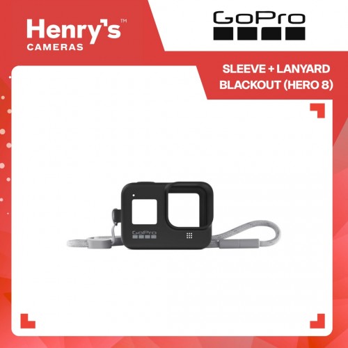 GoPro Sleeve + Lanyard Blackout (Hero 8) GoPro Sleeve + Lanyard Blackout (Hero 8)