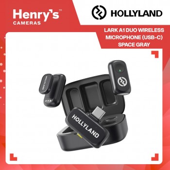 Hollyland Lark A1 Duo Wireless Microphone (USB-C) Space Gray