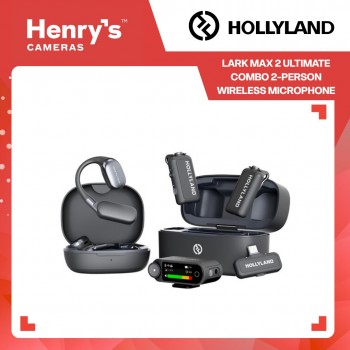 Hollyland Lark Max 2 Ultimate Combo 2-Person Wireless Microphone Hollyland Lark Max 2 Ultimate Combo 2-Person Wireless Microphone
