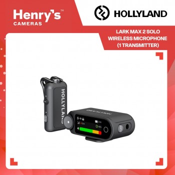 Hollyland Lark Max 2 Solo Wireless Microphone (1 Transmitter)