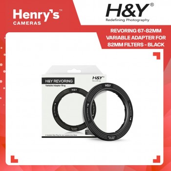 H&Y Revoring 67-82mm Variable Adapter for 82mm Filters - Black