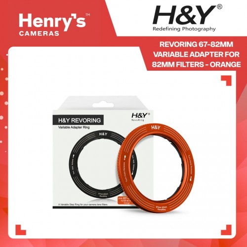 H&Y Revoring 67-82mm Variable Adapter for 82mm Filters - Orange