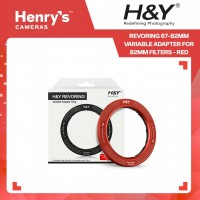 H&Y Revoring 67-82mm Variable Adapter for 82mm Filters - Red