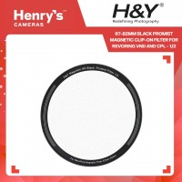 H&Y 67-82mm Black Promist Magnetic Clip-on Filter for Revoring VND and CPL - 1/2