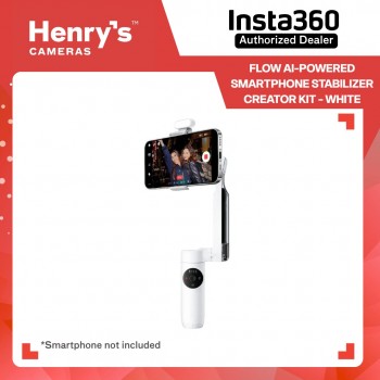 Insta360 Flow AI-Powered Smartphone Stabilizer Creator Kit - White Insta360 Flow AI-Powered Smartphone Stabilizer Creator Kit - White