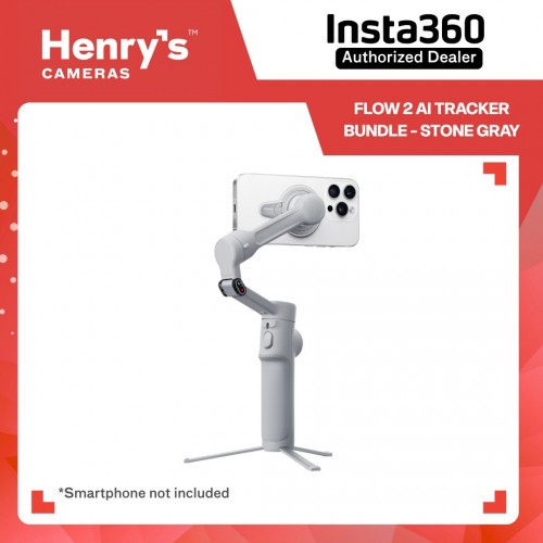 Insta360 Flow 2 AI Tracker Bundle - Stone Gray