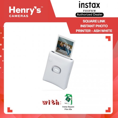 Fujifilm Instax Square Link Instant Photo Printer - Ash White