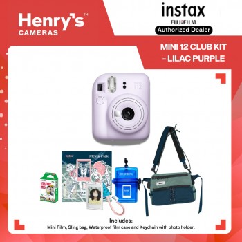 Fujifilm Instax Mini 12 Club Kit - Lilac Purple