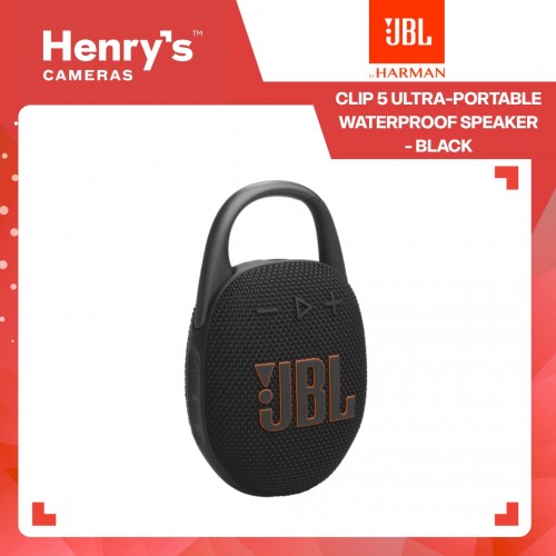 JBL Clip 5 Ultra-portable waterproof speaker - Black JBL Clip 5 Ultra-portable waterproof speaker - Black