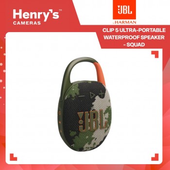 JBL Clip 5 Ultra-portable waterproof speaker - Squad JBL Clip 5 Ultra-portable waterproof speaker - Squad