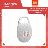 JBL Clip 5 Ultra-portable waterproof speaker - White JBL Clip 5 Ultra-portable waterproof speaker - White