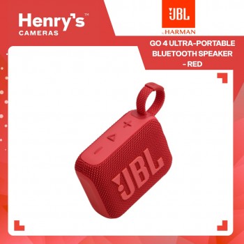 JBL Go 4 Ultra-Portable Bluetooth Speaker - Red JBL Go 4 Ultra-Portable Bluetooth Speaker - Red