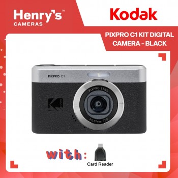 Kodak PIXPRO C1 Kit Digital Camera - Black Kodak PIXPRO C1 Kit Digital Camera - Black