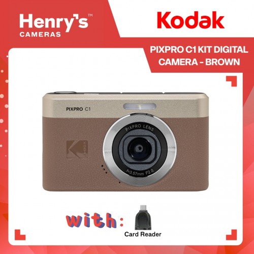 Kodak PIXPRO C1 Kit Digital Camera - Brown