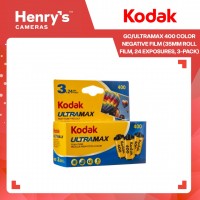 Kodak GC/UltraMax 400 Color Negative Film (35mm Roll Film, 24 Exposures, 3-Pack)