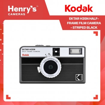 Kodak Ektar H35N Half-Frame Film Camera - Striped Black Kodak Ektar H35N Half-Frame Film Camera - Striped Black
