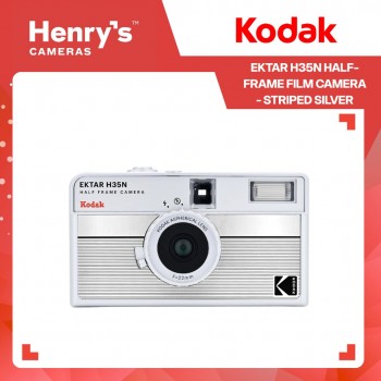 Kodak Ektar H35N Half-Frame Film Camera - Striped Silver Kodak Ektar H35N Half-Frame Film Camera - Striped Silver