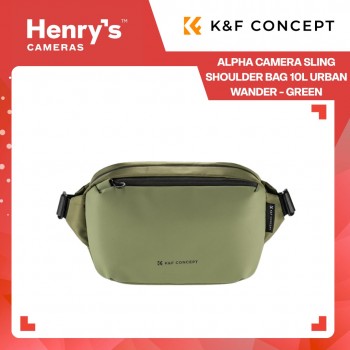 K&F Concept Alpha Camera Sling Shoulder Bag 10L Urban Wander - Green
