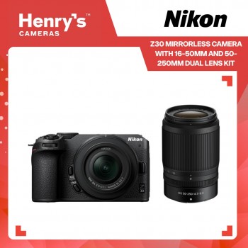 Nikon Z30 Mirrorless Camera with 16-50mm and 50-250mm Dual Lens Kit