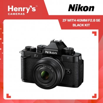 Nikon ZF with 40mm F2.8 SE Black Kit