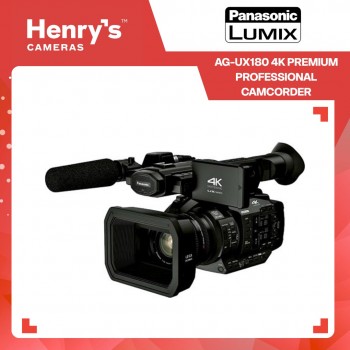 Panasonic AG-UX180 4K Premium Professional Camcorder