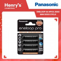 Panasonic Eneloop AA 4pcs. 2550 mAH 500X Cycle