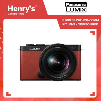 Panasonic Lumix S9 with 20-60mm Kit Lens - Crimson Red Panasonic Lumix S9 with 20-60mm Kit Lens - Crimson Red