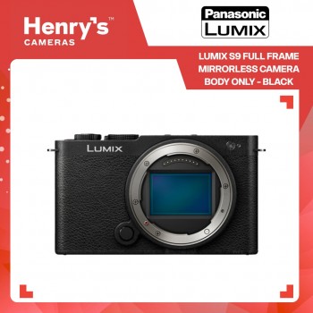 Panasonic Lumix S9 Full Frame Mirrorless Camera Body Only - Black Panasonic Lumix S9 Full Frame Mirrorless Camera Body Only - Black
