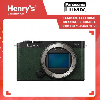 Panasonic Lumix S9 Full Frame Mirrorless Camera Body Only - Dark Olive Panasonic Lumix S9 Full Frame Mirrorless Camera Body Only - Dark Olive