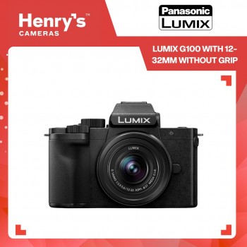 Panasonic Lumix G100 with 12-32mm without Grip