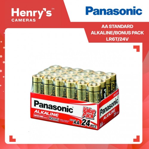 Panasonic AA Standard Alkaline/Bonus Pack LR6T/24V