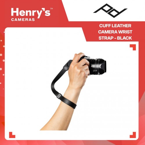 Peak Design Cuff Leather Camera Wrist Strap - Black