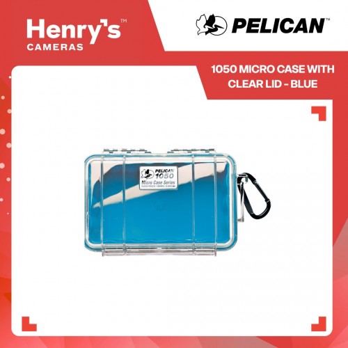 Pelican 1050 Micro Case with Clear Lid - Blue Pelican 1050 Micro Case with Clear Lid - Blue